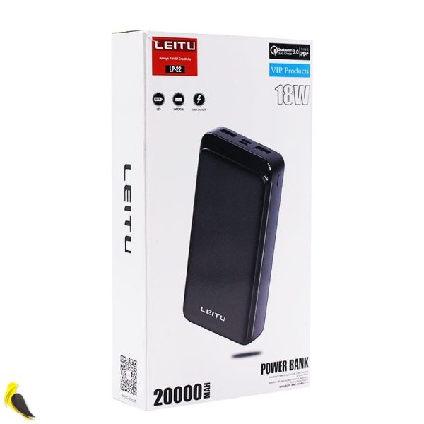 پاوربانک لیتو مدل LP-22 با ظرفیت 20000mAh