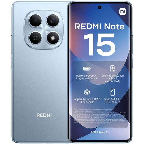 موبایل شیائومی مدل Redmi Note 15 4G ظرفیت 256 رم 8 گیگابایت