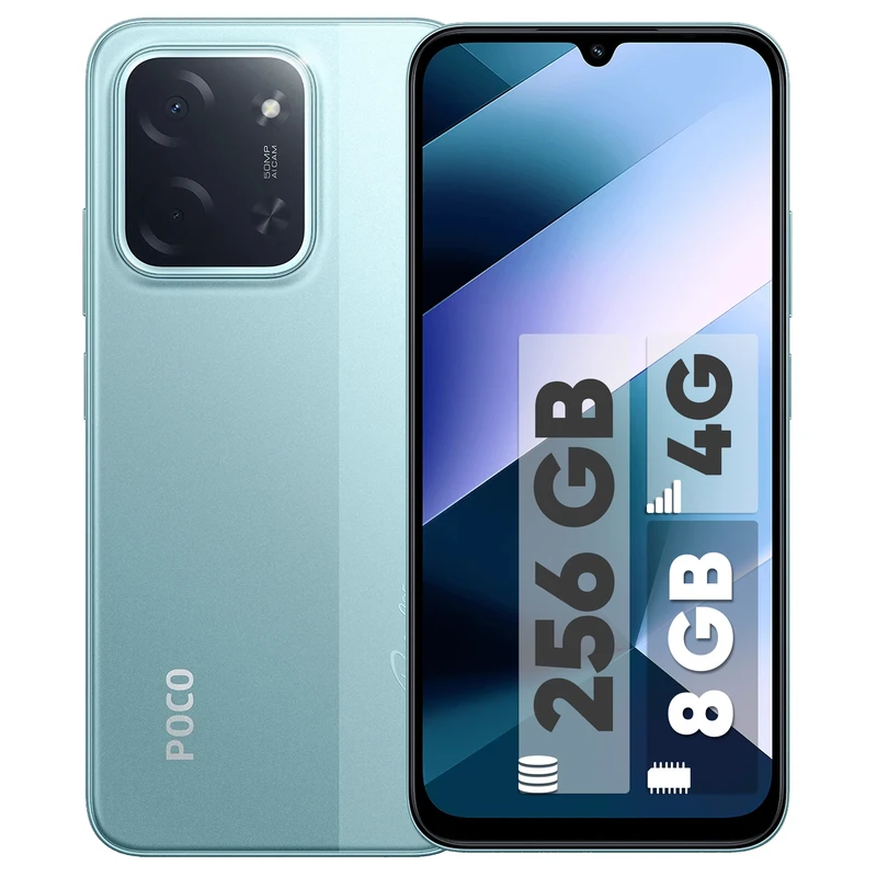 موبایل پوکو مدل C85 4G ظرفیت 256گیگابایت رم 8 گیگابایت